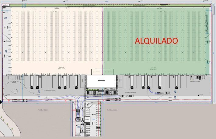 Nave logística en alquiler en Daganzo de 8.254 m²